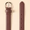 imageAmazon Essentials Womens Casual Skinny Jean Belt with Single Prong Buckle Available in Plus SizeBrown