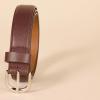 imageAmazon Essentials Womens Casual Skinny Jean Belt with Single Prong Buckle Available in Plus SizeBrown