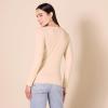 imageAmazon Essentials Womens Cinched VNeck Long Sleeve SlimFit RibKnit TShirt Pack of 2BlackBlush