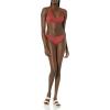 imageAmazon Essentials Womens Classic Bikini Swimsuit BottomBrick Red