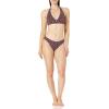 imageAmazon Essentials Womens Classic Bikini Swimsuit BottomBrick Red Leopard