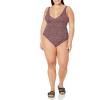 imageAmazon Essentials Womens Classic Bikini Swimsuit BottomBrick Red Leopard