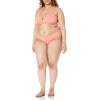imageAmazon Essentials Womens Classic Bikini Swimsuit BottomCoral Pink