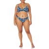 imageAmazon Essentials Womens Classic Bikini Swimsuit BottomDeep Blue Paisley