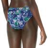 imageAmazon Essentials Womens Classic Bikini Swimsuit BottomDeep Blue Paisley