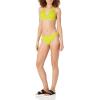 imageAmazon Essentials Womens Classic Bikini Swimsuit BottomLime Green