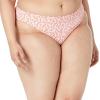 imageAmazon Essentials Womens Classic Bikini Swimsuit BottomPale Peach Micro Floral