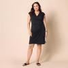 imageAmazon Essentials Womens Classic Cap Sleeve Wrap Dress Available in Plus SizeBlack