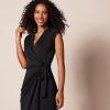 imageAmazon Essentials Womens Classic Cap Sleeve Wrap Dress Available in Plus SizeBlack
