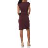 imageAmazon Essentials Womens Classic Cap Sleeve Wrap Dress Available in Plus SizeBurgundy