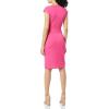 imageAmazon Essentials Womens Classic Cap Sleeve Wrap Dress Available in Plus SizeDark Pink