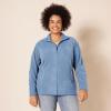 imageAmazon Essentials Womens ClassicFit FullZip Polar Soft Fleece Jacket Available in Plus SizeBlue Heather