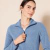 imageAmazon Essentials Womens ClassicFit FullZip Polar Soft Fleece Jacket Available in Plus SizeBlue Heather