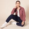 imageAmazon Essentials Womens ClassicFit FullZip Polar Soft Fleece Jacket Available in Plus SizeBurgundy Heather