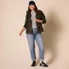 imageAmazon Essentials Womens ClassicFit FullZip Polar Soft Fleece Jacket Available in Plus SizeGreen Camo