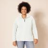 imageAmazon Essentials Womens ClassicFit FullZip Polar Soft Fleece Jacket Available in Plus SizeIvory