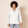 imageAmazon Essentials Womens ClassicFit FullZip Polar Soft Fleece Jacket Available in Plus SizeLight Grey Heather