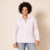 imageAmazon Essentials Womens ClassicFit FullZip Polar Soft Fleece Jacket Available in Plus SizeLight Pink