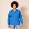 imageAmazon Essentials Womens ClassicFit FullZip Polar Soft Fleece Jacket Available in Plus SizeRoyal Blue
