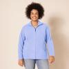 imageAmazon Essentials Womens ClassicFit FullZip Polar Soft Fleece Jacket Available in Plus SizeSoft Violet