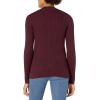 imageAmazon Essentials Womens ClassicFit Lightweight Cable LongSleeve Mock Neck SweaterBurgundy