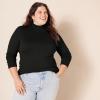 imageAmazon Essentials Womens ClassicFit Lightweight LongSleeve Turtleneck Sweater Available in Plus SizeBlack