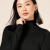 imageAmazon Essentials Womens ClassicFit Lightweight LongSleeve Turtleneck Sweater Available in Plus SizeBlack