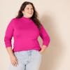 imageAmazon Essentials Womens ClassicFit Lightweight LongSleeve Turtleneck Sweater Available in Plus SizeBright Pink