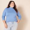 imageAmazon Essentials Womens ClassicFit Lightweight LongSleeve Turtleneck Sweater Available in Plus SizeCornflower Blue