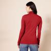 imageAmazon Essentials Womens ClassicFit Lightweight LongSleeve Turtleneck Sweater Available in Plus SizeDark Red