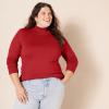 imageAmazon Essentials Womens ClassicFit Lightweight LongSleeve Turtleneck Sweater Available in Plus SizeDark Red