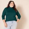 imageAmazon Essentials Womens ClassicFit Lightweight LongSleeve Turtleneck Sweater Available in Plus SizeForest Green