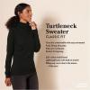 imageAmazon Essentials Womens ClassicFit Lightweight LongSleeve Turtleneck Sweater Available in Plus SizeIvory