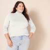 imageAmazon Essentials Womens ClassicFit Lightweight LongSleeve Turtleneck Sweater Available in Plus SizeIvory