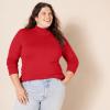 imageAmazon Essentials Womens ClassicFit Lightweight LongSleeve Turtleneck Sweater Available in Plus SizeRed