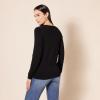 imageAmazon Essentials Womens ClassicFit Lightweight LongSleeve VNeck Sweater Available in Plus SizeBlack