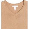 imageAmazon Essentials Womens ClassicFit Lightweight LongSleeve VNeck Sweater Available in Plus SizeCamel Heather