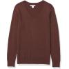 imageAmazon Essentials Womens ClassicFit Lightweight LongSleeve VNeck Sweater Available in Plus SizeDark Chestnut Brown Heather