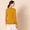 imageAmazon Essentials Womens ClassicFit Lightweight LongSleeve VNeck Sweater Available in Plus SizeDark Golden Yellow