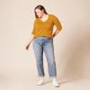 imageAmazon Essentials Womens ClassicFit Lightweight LongSleeve VNeck Sweater Available in Plus SizeDark Golden Yellow