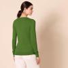 imageAmazon Essentials Womens ClassicFit Lightweight LongSleeve VNeck Sweater Available in Plus SizeGreen