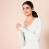 imageAmazon Essentials Womens ClassicFit Lightweight LongSleeve VNeck Sweater Available in Plus SizeIvory
