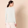 imageAmazon Essentials Womens ClassicFit Lightweight LongSleeve VNeck Sweater Available in Plus SizeIvory