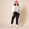 imageAmazon Essentials Womens ClassicFit Lightweight LongSleeve VNeck Sweater Available in Plus SizeLight Grey Heather