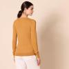 imageAmazon Essentials Womens ClassicFit Lightweight LongSleeve VNeck Sweater Available in Plus SizeMustard Heather