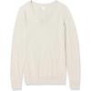 imageAmazon Essentials Womens ClassicFit Lightweight LongSleeve VNeck Sweater Available in Plus SizeOatmeal Heather