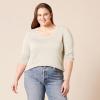 imageAmazon Essentials Womens ClassicFit Lightweight LongSleeve VNeck Sweater Available in Plus SizePale Peach