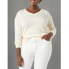 imageAmazon Essentials Womens ClassicFit Lightweight LongSleeve VNeck Sweater Available in Plus SizePale Peach