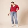 imageAmazon Essentials Womens ClassicFit Lightweight LongSleeve VNeck Sweater Available in Plus SizeRed