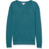 imageAmazon Essentials Womens ClassicFit Lightweight LongSleeve VNeck Sweater Available in Plus SizeTeal Blue Heather